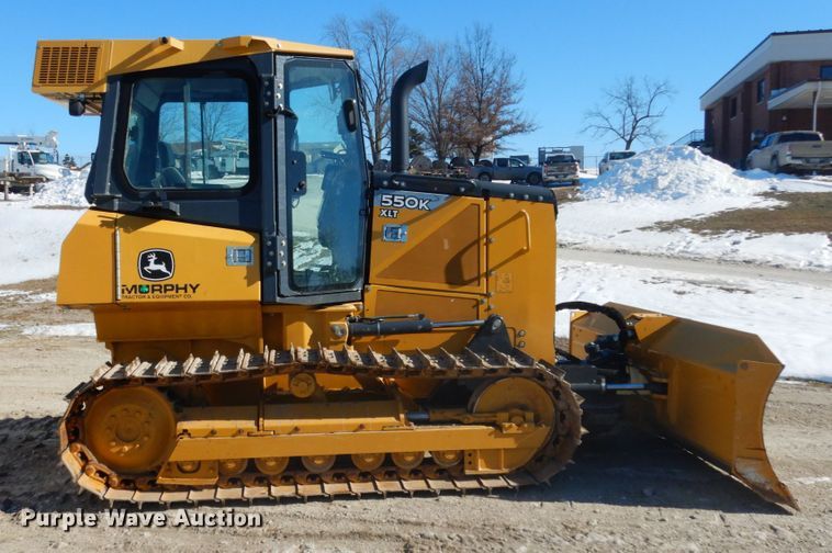 image for item JK9822 2015 John Deere 550K XLT  dozer
