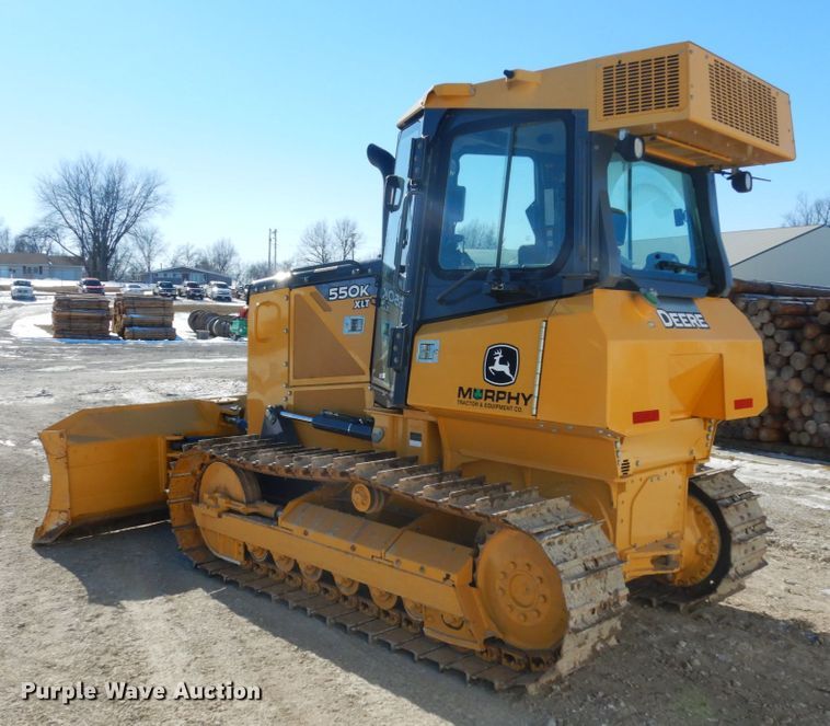 image for item JK9822 2015 John Deere 550K XLT  dozer