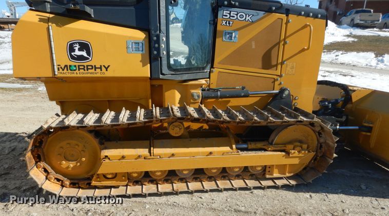 image for item JK9822 2015 John Deere 550K XLT  dozer
