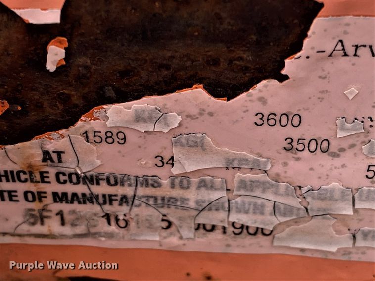 image for item JN9158 2005 Wanco WTLMB  message board trailer