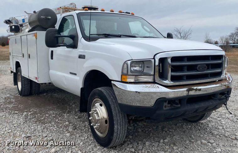 image for item JN9160 2003 Ford F450 Super Duty XL  utility / service truck