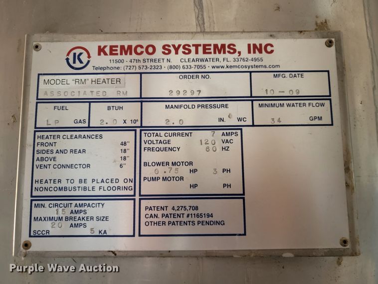 image for item JP9054 Kemco RM  water heater