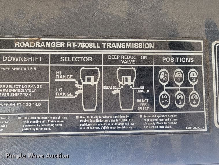 image for item JP9055 1995 Ford L8000  crane truck