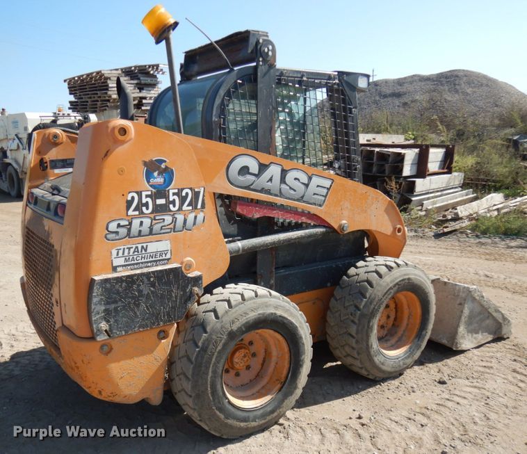 image for item JQ9187 2013 Case SR210  skid steer loader