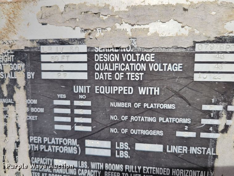 image for item KH9855 1997 GMC C7500  forestry bucket truck