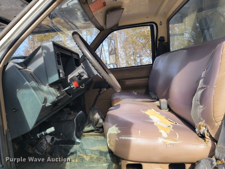 image for item KH9855 1997 GMC C7500  forestry bucket truck