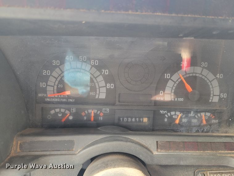 image for item KH9855 1997 GMC C7500  forestry bucket truck