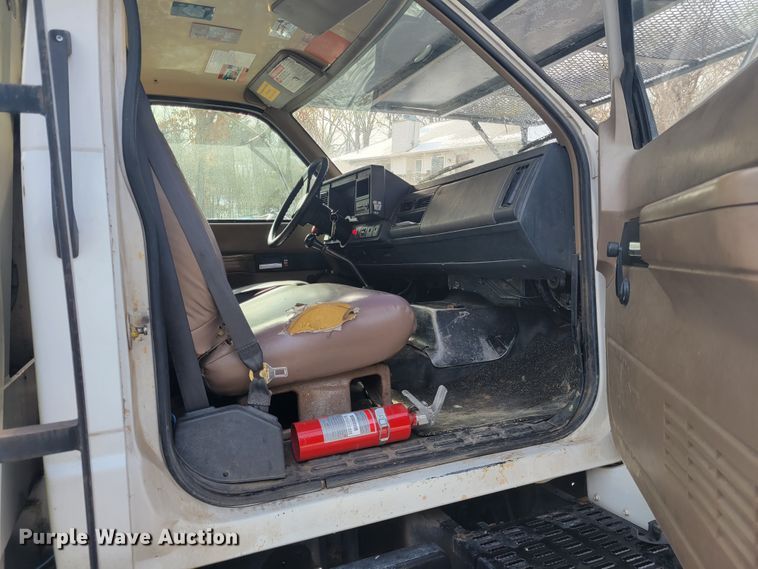 image for item KH9855 1997 GMC C7500  forestry bucket truck