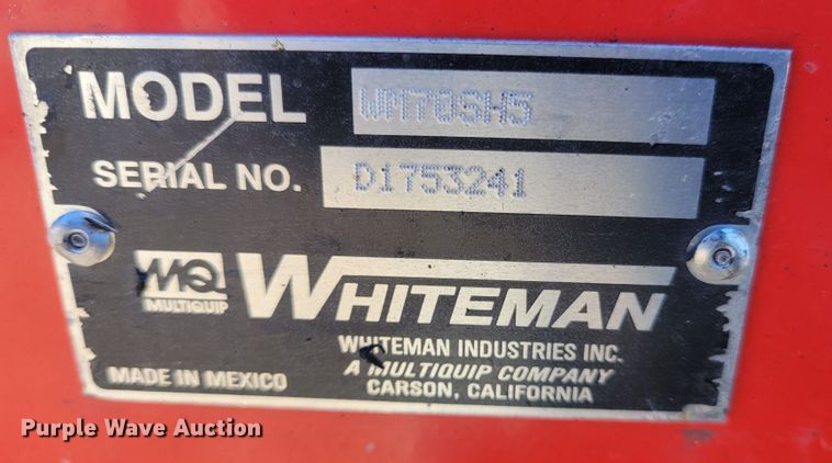 image for item KH9889 Whiteman WM70SH5  concrete mixer