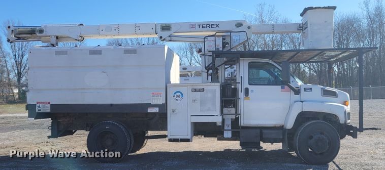 image for item KH9890 2008 GMC C7500  forestry bucket truck