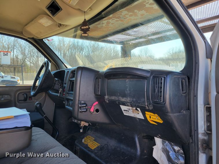 image for item KH9890 2008 GMC C7500  forestry bucket truck