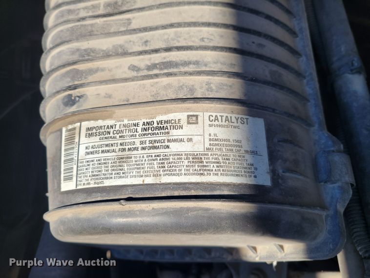 image for item KH9890 2008 GMC C7500  forestry bucket truck