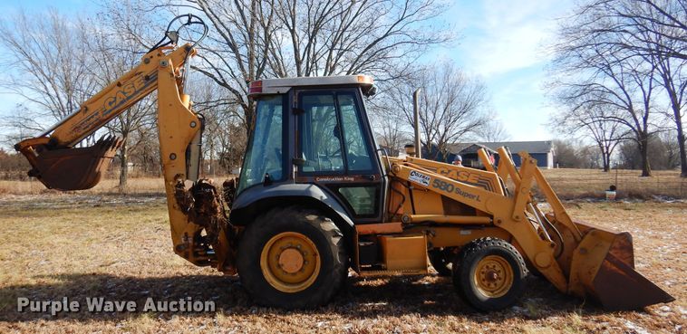 image for item KJ9501 1996 Case 580 Super L  backhoe