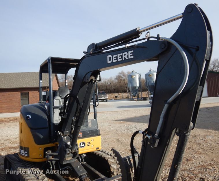 image for item KJ9515 2020 John Deere 35G  mini excavator