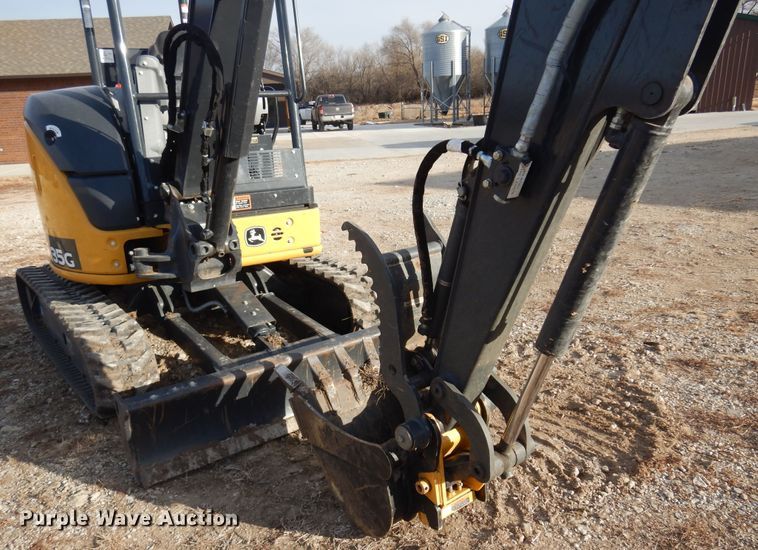 image for item KJ9515 2020 John Deere 35G  mini excavator