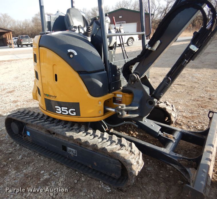 image for item KJ9515 2020 John Deere 35G  mini excavator