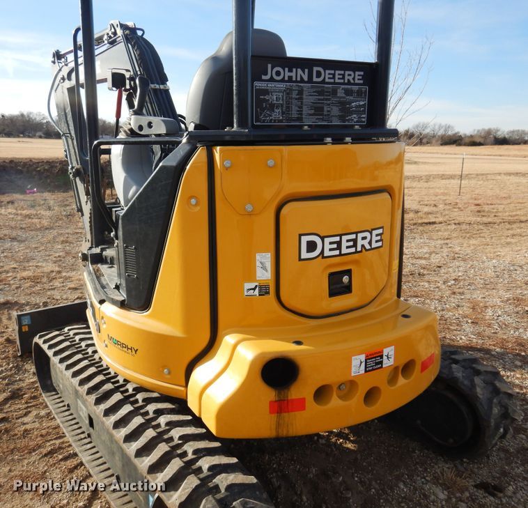 image for item KJ9515 2020 John Deere 35G  mini excavator