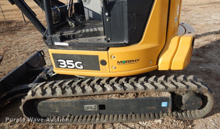 image for item KJ9515 2020 John Deere 35G  mini excavator