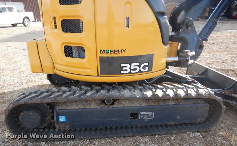 image for item KJ9515 2020 John Deere 35G  mini excavator