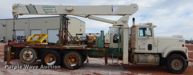 image for item KS9344 1981 International Transtar 4300  crane truck