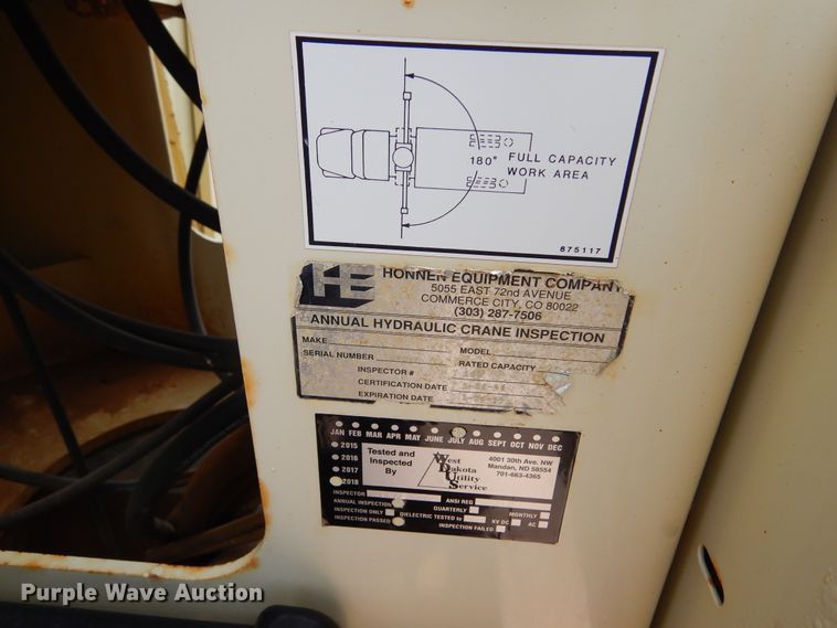 image for item KS9344 1981 International Transtar 4300  crane truck