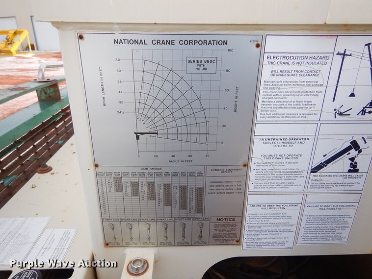 image for item KS9344 1981 International Transtar 4300  crane truck