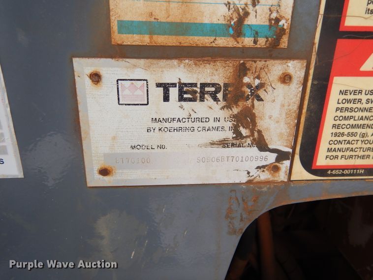 image for item KS9345 2007 Western Star 4900  crane truck