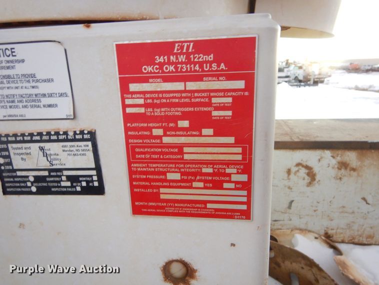 image for item KS9346 2013 Dodge Ram 5500HD  bucket truck