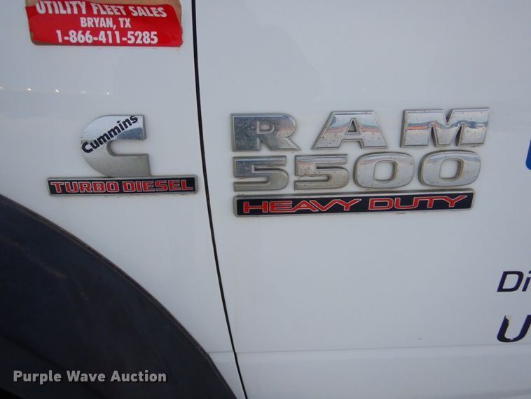 image for item KS9346 2013 Dodge Ram 5500HD  bucket truck