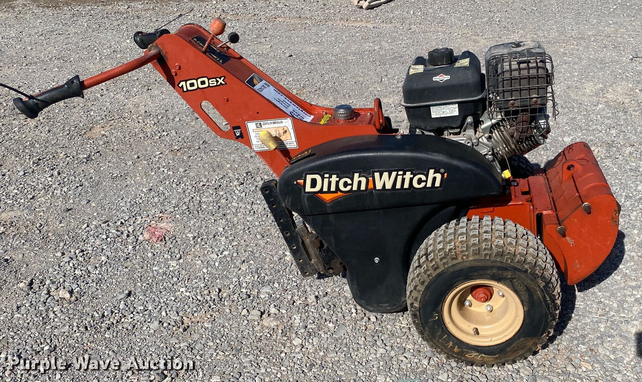 2016 Ditch Witch 100SX cable plow in Lawton, OK Item DL1420 sold
