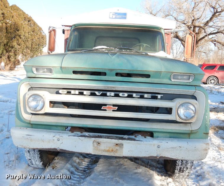 image for item DH8856 1966 Chevrolet C60  grain truck
