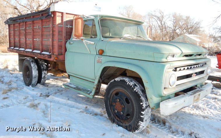 image for item DH8856 1966 Chevrolet C60  grain truck