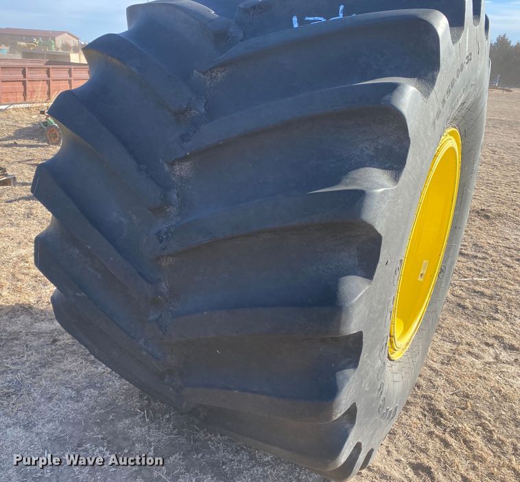 image for item DL1476 (2) 1250/45-32 tires and wheels