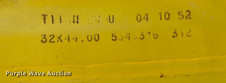 image for item DL1476 (2) 1250/45-32 tires and wheels