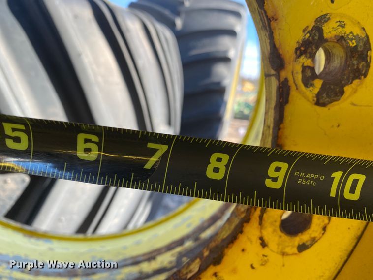 image for item DL1477 (2) 68x50.00-32 tires and wheels