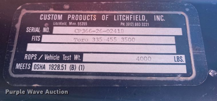 image for item DM8254 Toro Groundsmaster 455D  lawn mower