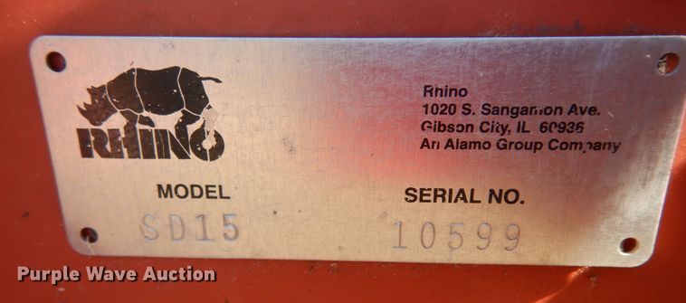 image for item EY9779 Rhino SD15  batwing rotary mower