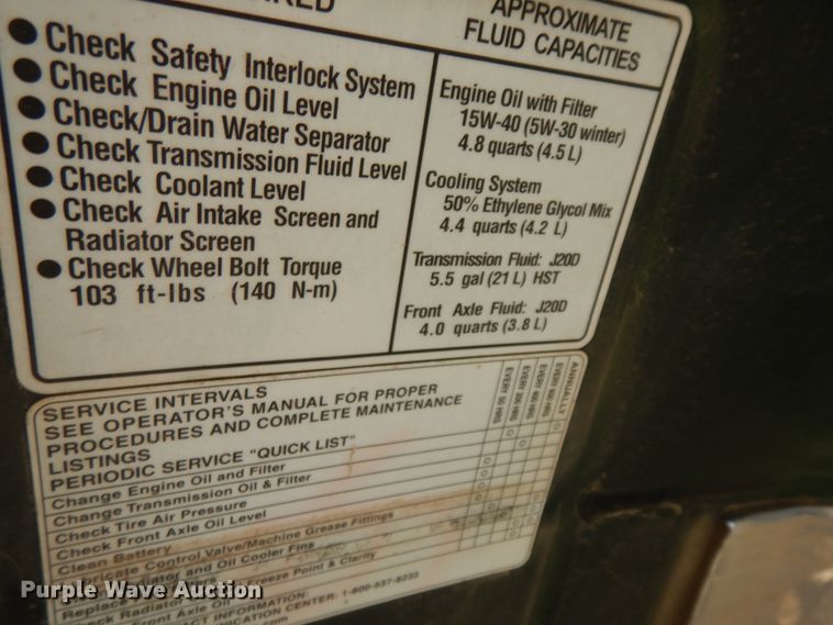 image for item EY9780 2016 John Deere 3032E  MFWD tractor