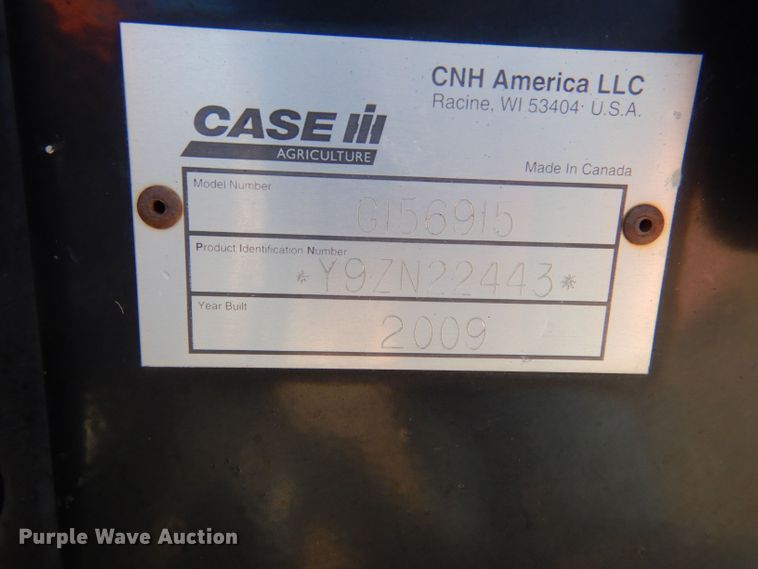 image for item IE9616 2009 Case IH 2162  draper head