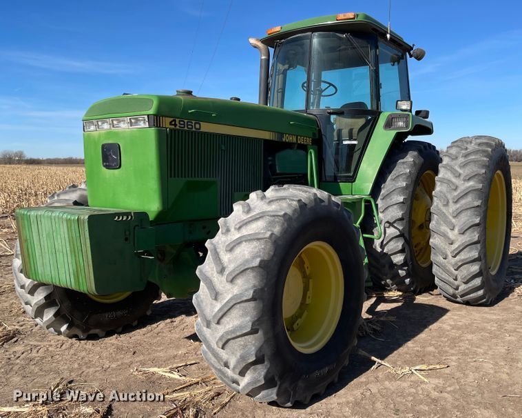 image for item IJ9621 1994 John Deere 4960  MFWD tractor