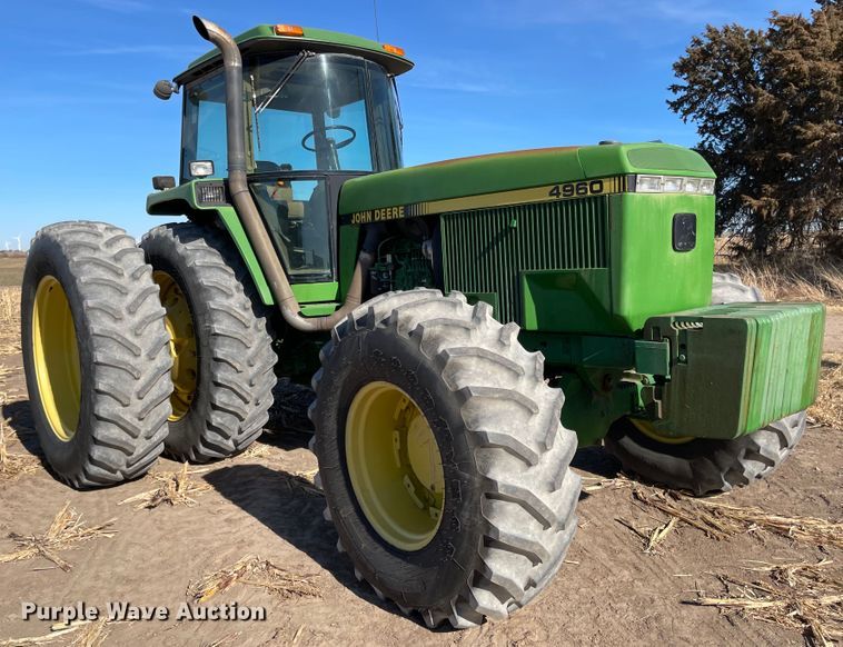 image for item IJ9621 1994 John Deere 4960  MFWD tractor