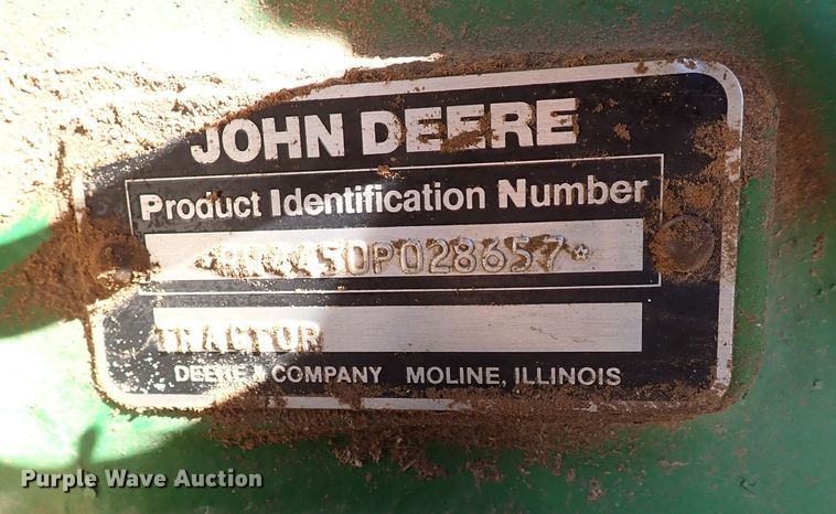 image for item IS9417 1988 John Deere 4450  MFWD tractor