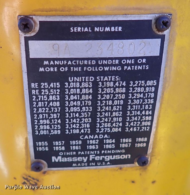 image for item IS9418 Massey Ferguson MF20  tractor