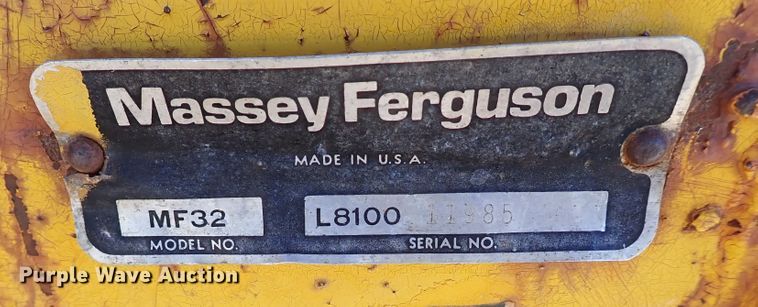 image for item IS9418 Massey Ferguson MF20  tractor