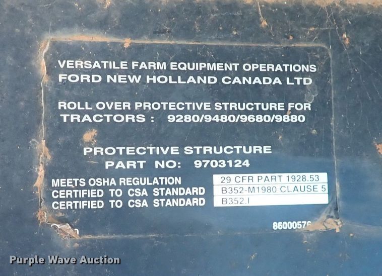 image for item IS9425 1994 Ford 9280  4WD tractor