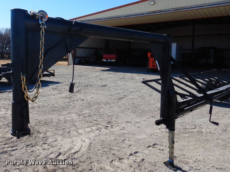 image for item JJ9678 Shop built hay bale trailer