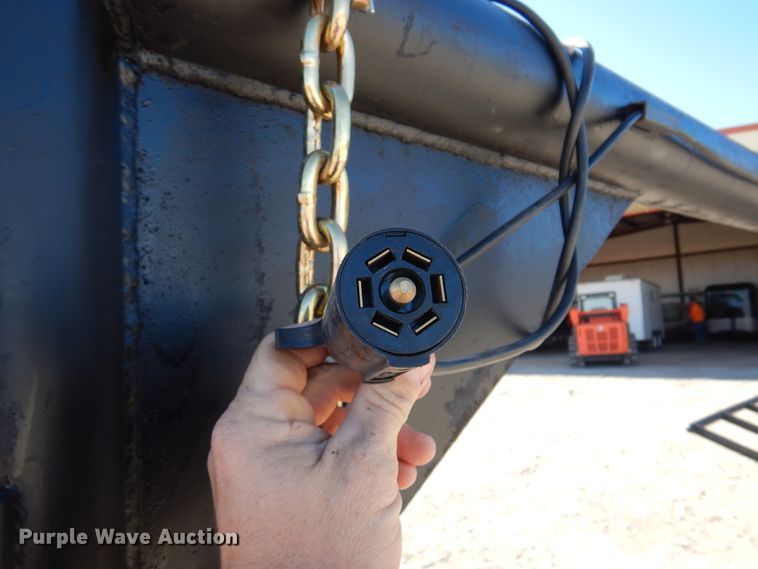 image for item JJ9678 Shop built hay bale trailer