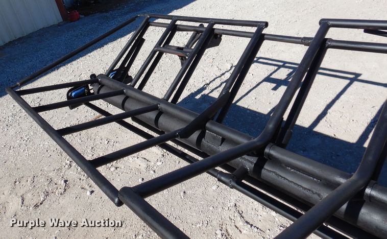 image for item JJ9678 Shop built hay bale trailer