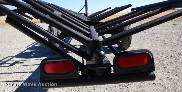 image for item JJ9678 Shop built hay bale trailer