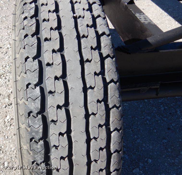 image for item JJ9678 Shop built hay bale trailer